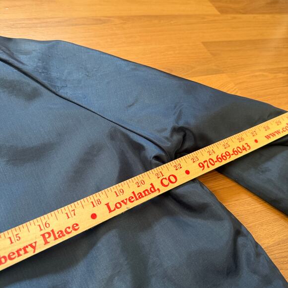 Men's Vintage 80's French King Bowling Center Blue Sherpa Lined Snap Jacket Sz M - Picture 7 of 8